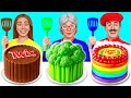 Me Vs Grandma Cooking Challenge Funny Kitchen Tricks By TeenDO Challenge 