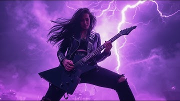 Metal Eclipse Protocol – Epic Female Heavy Metal Sci-Fi Concert | Atmospheric AI Video 8K