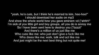 Video thumbnail of "Eminem - The Real Slim Shady (lyrics) +High Quality+ (Uncut)"