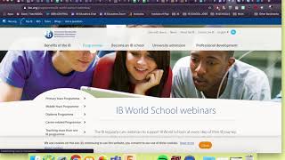 Navigating the IB Websites