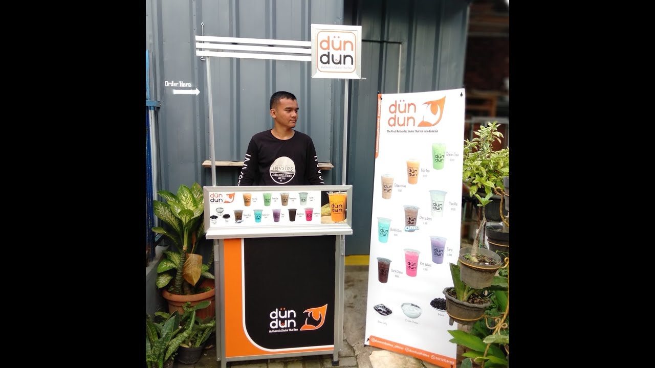 Cara Memasang Booth DunDun Thai Tea YouTube