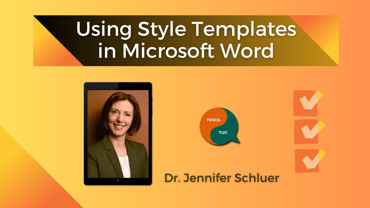 Using Style Templates in Microsoft Word #Tutorial - YouTube