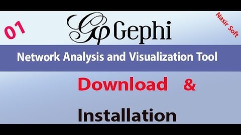 01 - Gephi | Download & Installation | Free Network Analysis and Visualization Tool | Tutorial