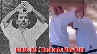 Practical Kata Bunkai: Flow drill for the first quarter of Kanku-Dai / Kushanku / Kosokun