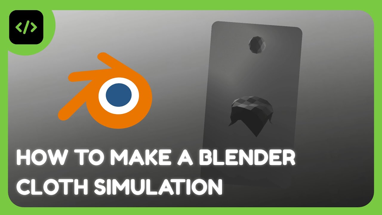How to Make a Cloth Simulation in Blender #blender #cloth #free - YouTube