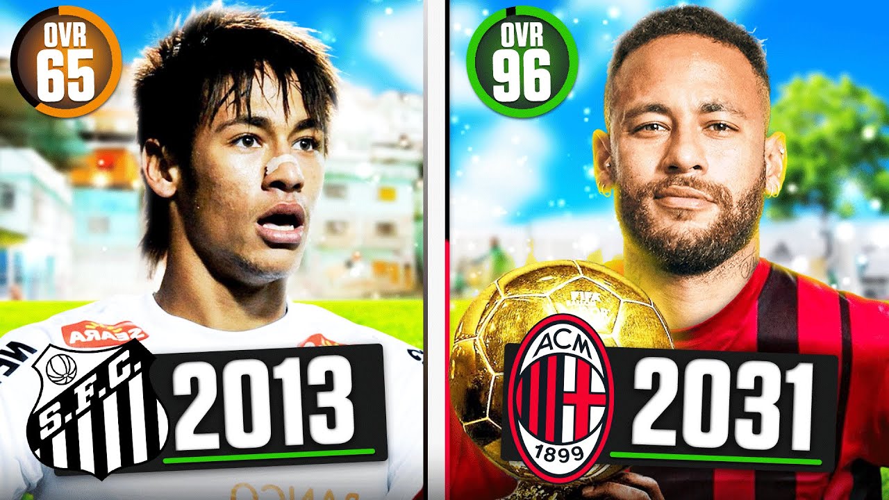 HO RIGIOCATO TUTTA la CARRIERA di NEYMAR DA ZERO su FC25!