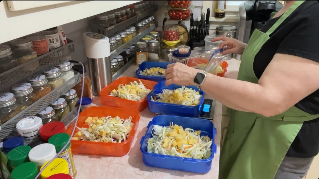 Veggie prepsalads, instant pot jicama, dehydrated mushrooms, crock pot sweet potatoes YouTube