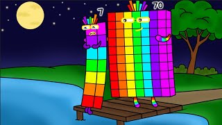 Im Here To Listen Numberblocks 7 - Numberblocks Fanmade Coloring Story