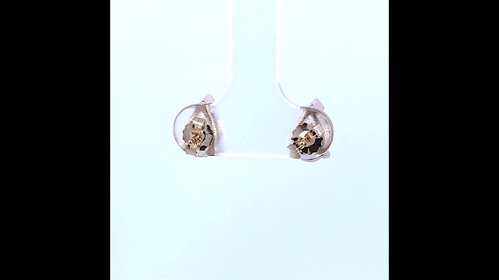 Diamant Ohrringe 2ct Gold 585 14K Lab Grown Diamanten IGI Zertifikat