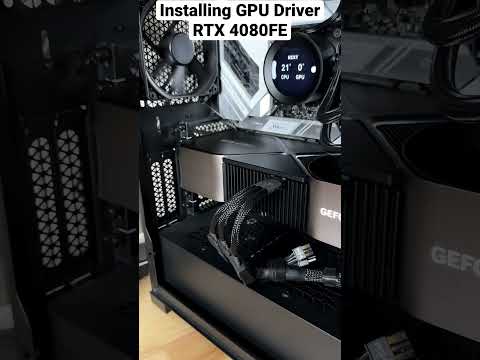 Installing the latest graphics driver for my new RTX 4080 FE