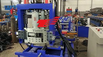 full automatic quick changeable c z purlin roll forming machine