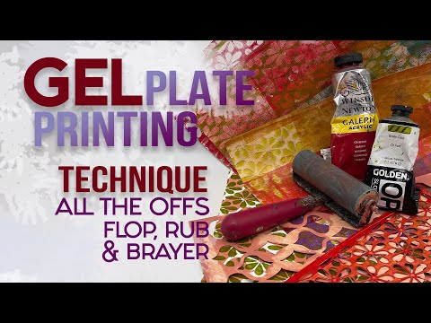 Gel Printing Technique a Compilation of Flop Offs, Rub Offs and More!