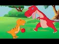 Dinosaurs and alien friends | The funny stories of the animated dinosaur family in the forest