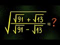 Nice Square Root Math Simplification | How to solve