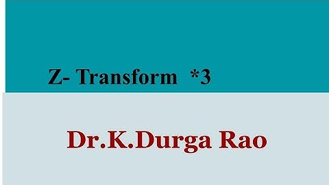 🔷️z-transform * 3 | z transform and ROC  of infinite duration sequences | SS