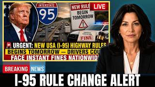 New I-95 Highway Rules Begin Tomorrow — Millions of Drivers Could Be Hit With Instant Fines!