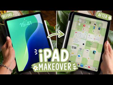 How to Customize Your iPad Home Screen ✨ Aesthetic iPad Setup + Widgets & Wallpaper