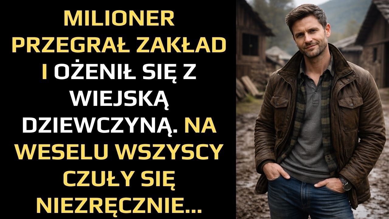 MILIONER PRZEGRAŁ ZAKŁAD I OŻENIŁ SIĘ Z WIEJSKĄ DZIEWCZYNĄ. NA WESELU WSZYSCY CZUŁY SIĘ NIEZRĘCZNIE