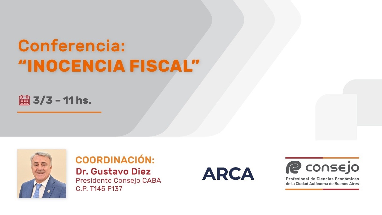 Ref. 115CE. Media Jornada sobre la Norma Unificada Argentina de Contabilidad (NUA) - RT 54