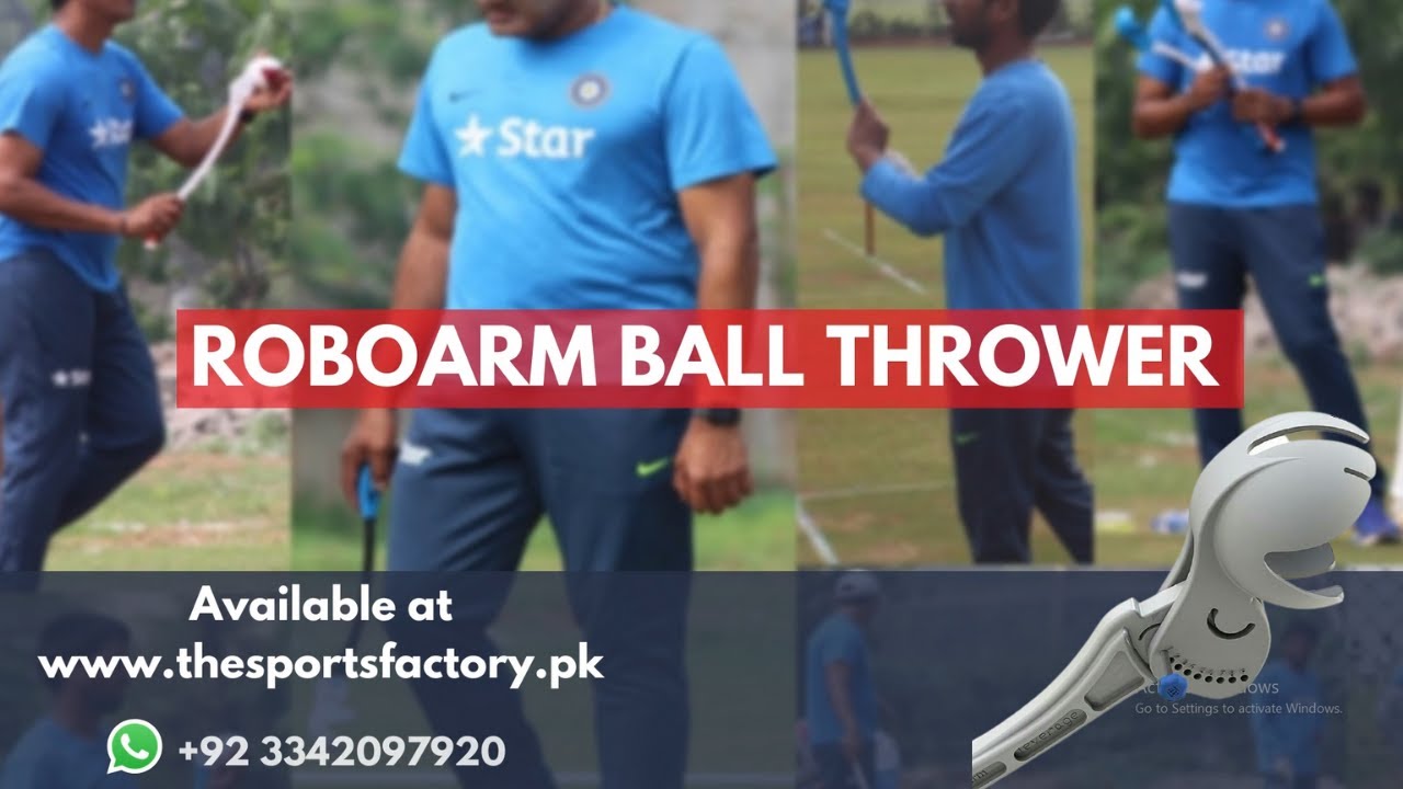 RoboArm Cricket Ball Thrower World's Fastest Ball Thrower The