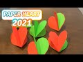 Origami Heart Star | Fold Cute Paper Heart 3D | Paper Heart Hang to Each other