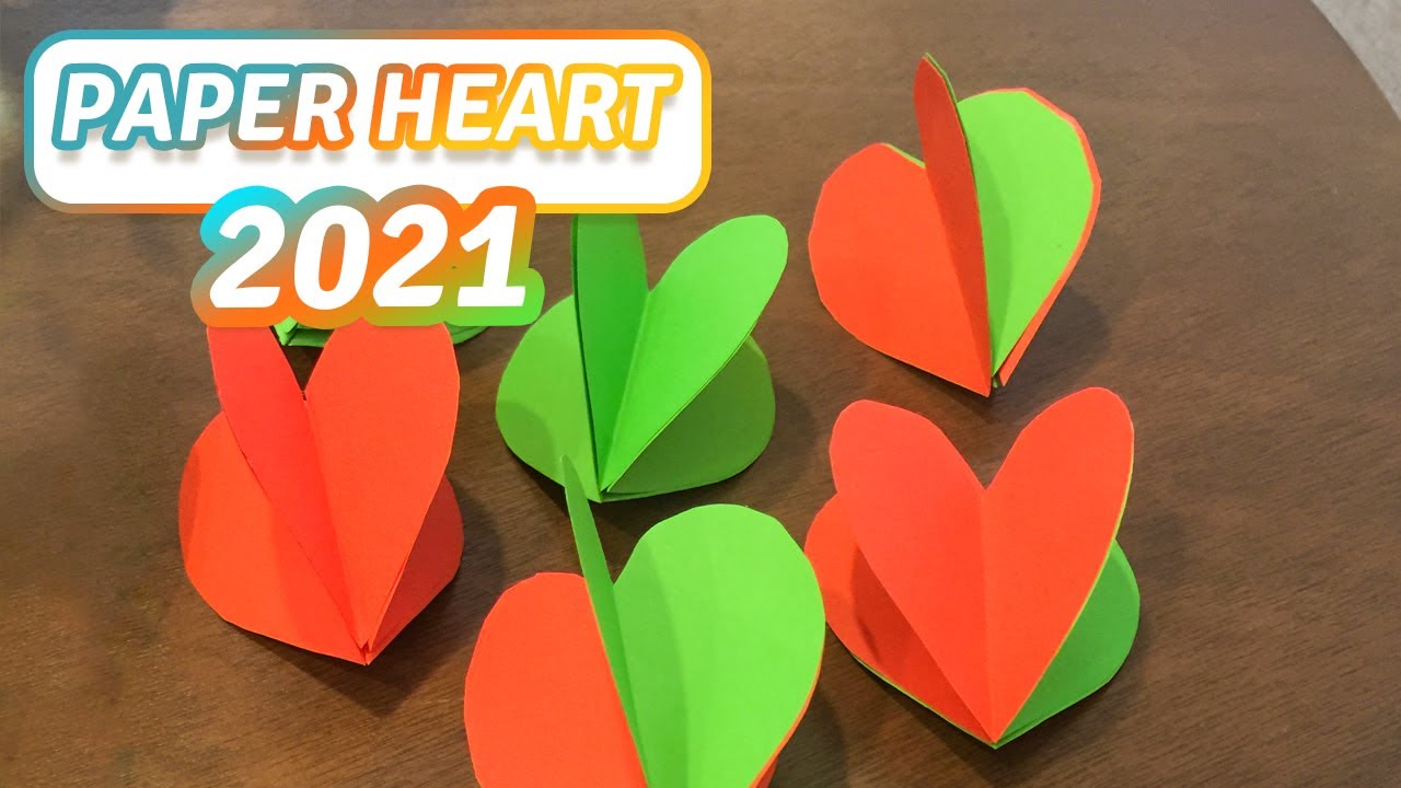 Origami Heart Star | Fold Cute Paper Heart 3D | Paper Heart Hang to Each other
