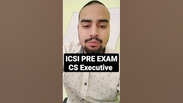 CS Pre Test Issue CS Executive students June 23 Exam Pre Exam Test how to complete ICSI pre test?