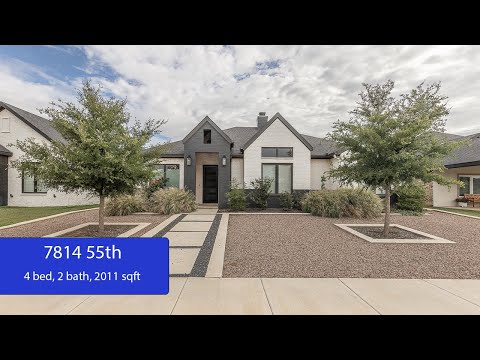 7814 55th St, Lubbock, TX home video tour