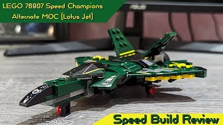 LEGO 76907 Speed Champions Alternate MOC (Lotus Jet) - LEGO MOC Speed Build Review