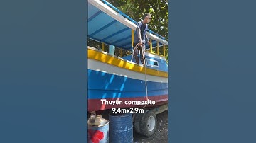 Thuyền composite đóng mới tại Nha Trang thông tin LH:0333022105