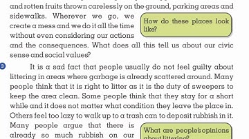 Surrounded by Trash| Class 6| chapter 2| Translation into Urdu with word to word meaning| 6 class |