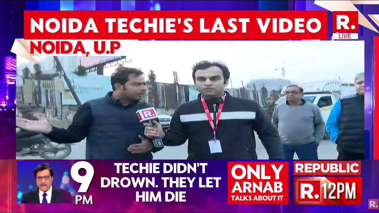 LIVE: HUG Coverup! Noida Administration Covers The Site Where Techie Yuvraj Mehta Died