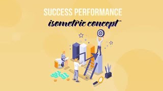Success Performance - Isometric Concept After Effects Templates