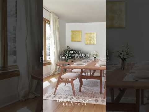 11 06 Marshall Road, Fair Lawn, NJ home video tour