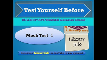 Mock Test 1: Test Yourself Before UGC-NET/SLET/KVS/RSMSSB Exams