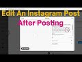 How To Edit A Post On Instagram After Posting (2023)