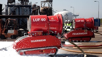 LUF 60 Fire Fighting Robot Performance