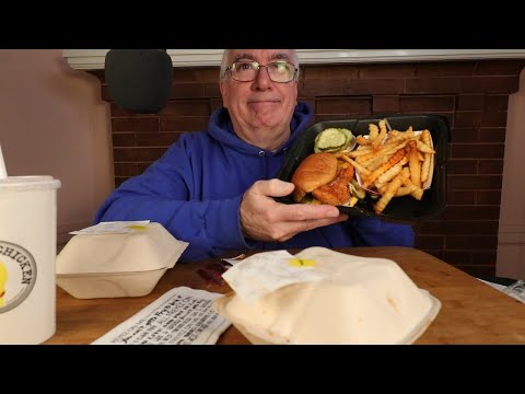 ASMR Dave's Hot/Not Chicken Mukbang Whispering