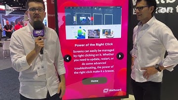 InfoComm 2023: Wallboard Shows Wallboard CMS Canva-Esque Content Editor, Campaign Management