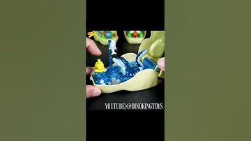 DINO KING SHORT #09 - DINOSAUR: T-REX, INDOMINUS REX, BLUE, MOSASAURUS, ANKYLOSAURUS, PTERANODON