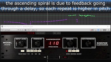 Eventide H910 Harmonizer plug-in - Transposition with Drums