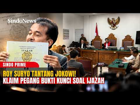 Roy Suryo Desak Jokowi Hadiri Sidang: Saya Pegang Bukti Kuat Soal Ijazah! | Sindo Prime | 05/09