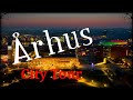 Aarhus rhus jutland  jylland denmark city tour walking and cycling gopro