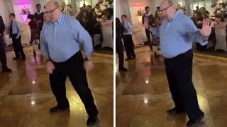 Older man nails Michael Jackson&#39;s moves on the dance floor