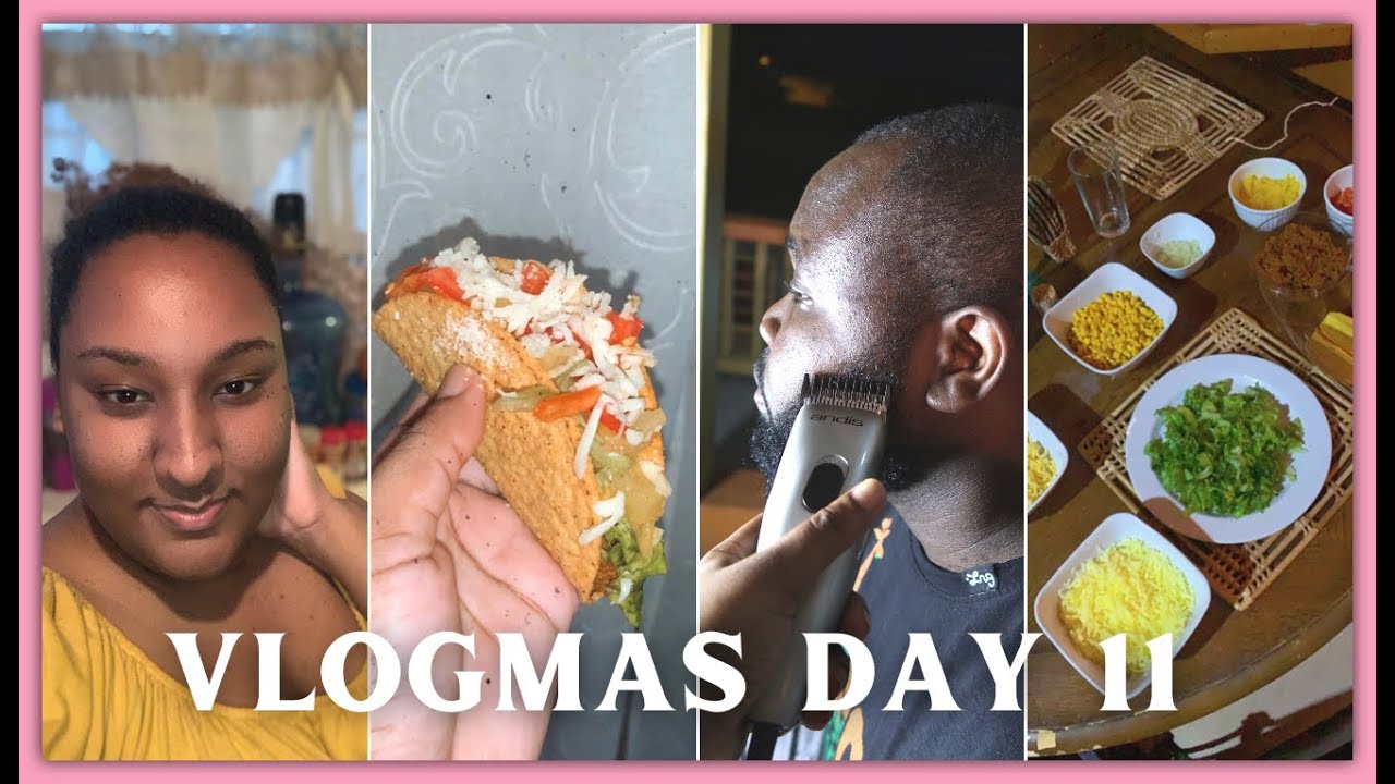 MAKING TACOS🌮 + MARKING MY FIANCÉ'S BEARD (A DISASTER...IYKYK🤣)|VLOGMAS DAY 11🎄|TRINIDAD YOUTUBER