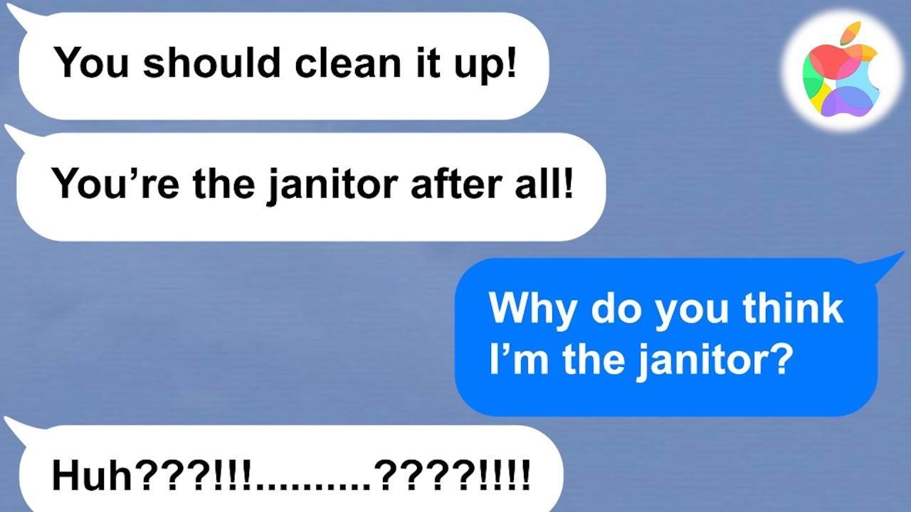 【Apple】One of our new hires convinces herself that I'm the janitor and shows her true colors!