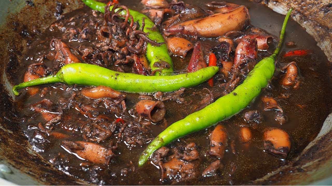 ADOBONG PUSIT  THE BEST ADOBONG PUSIT VERSION