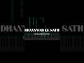 DHANYAWAD KE SATH | Keyboard Cover ✨🎹 #worshipmusic #keyboardcover #music #christianmusic