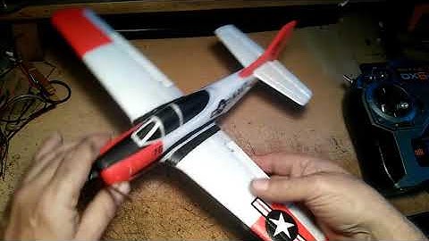 Eachine T-28 Trojan - Brushless Mod - Main Build Video