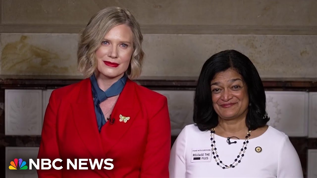 Rep. Jayapal on bringing Epstein survivor to State of the Union